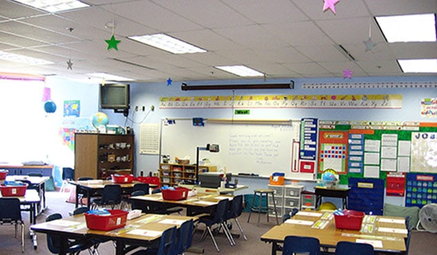 education-classroom-elementary-public-school-high-school-LED-lighting-solutions-wholesale-interior-dormitory-rooms-1